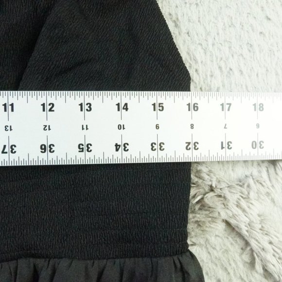 Lulus Delightful Drama Black Textured Halter Backless Midi Dress Womens XL - Picture 10 of 16